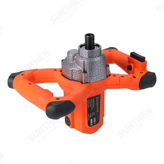 2300W 220V 6 Gear Adjustable Speed Industrial Electric Grade Mixer Handheld Paint Cement Plaster Mortar Mixing Machine 2300W 220V 6 Gear Adjustable Speed Industrial Electric Grade Mixer Handheld Paint Cement Plaster Mortar Mixing Machine