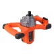 2300W 220V 6 Gear Adjustable Speed Industrial Electric Grade Mixer Handheld Paint Cement Plaster Mortar Mixing Machine