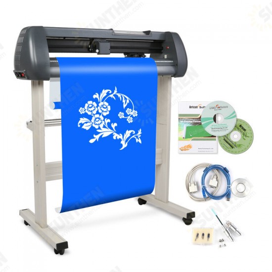 28inch Plotter Cutter High-speed Pressure Engraving Machine Sign Sticker Making Print Plotter Machine with USB Serial Port