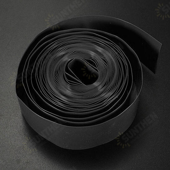 2M Flat 29.5MM 18.5MM PVC Heat Shrink Tubing For 18650 18500 Battery