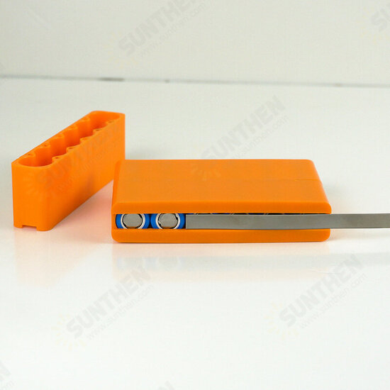 2Pcs 18650 Battery Fixture Single Row Fixed Double Sided Spot Welding Lithium Battery Pack Weld Fixture