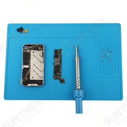 31x21cm Silicone Maintenance Platform Heat Insulation Soldering Repair Pad 31x21cm Silicone Maintenance Platform Heat Insulation Soldering Repair Pad