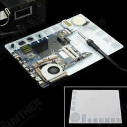 35x25cm Transparent Heat Resistant Silicone Pad Desk Mat Maintenance Platform 35x25cm Transparent Heat Resistant Silicone Pad Desk Mat Maintenance Platform