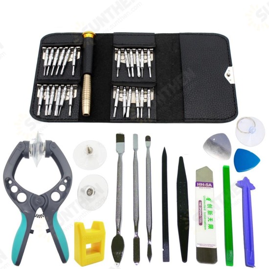 38 in 1 Screen Opening Repairtools Screwdriver Plier Pry Disassemble Tools set Kit for Iphone Samsung