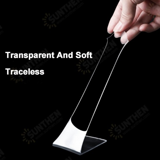 3M Double Sided Tape Adhesive Traceless Clear Washable Removable Super Sticky