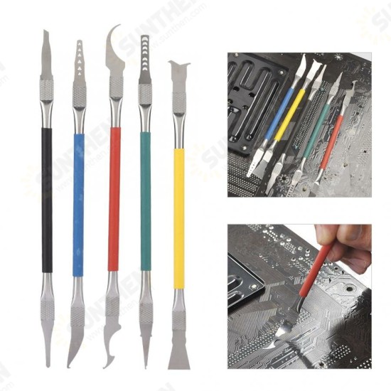 5PCS Mobiile Phone Repair Tool Kits Mainboard Chip Disassemble Removal Accessories Kit