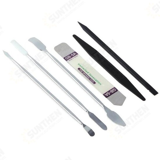 6pcs U niversal M obile Phone Repair Opening Tool Metal Spudger Kits Disassemble C rowbar Metal Steel Pry Phone Hand Tool Set 6pcs U niversal M obile Phone Repair Opening Tool Metal Spudger Kits Disassemble C rowbar Metal Steel Pry Phone Hand Tool Set