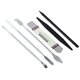 6pcs U niversal M obile Phone Repair Opening Tool Metal Spudger Kits Disassemble C rowbar Metal Steel Pry Phone Hand Tool Set 6pcs U niversal M obile Phone Repair Opening Tool Metal Spudger Kits Disassemble C rowbar Metal Steel Pry Phone Hand Tool Set