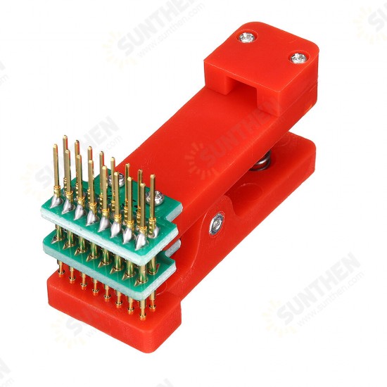 7P/8P Test Rack Double Row Wireless Probe Jig Fixture Tester Tool PCB Clip Burning Clip