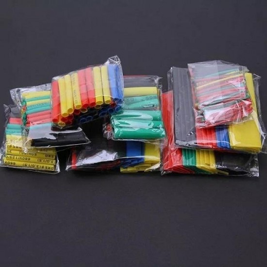 820Pcs Polyolefin Shrinking Assorted Heat Shrink Tube Wire Cable Insulated Sleeving Tubing Set