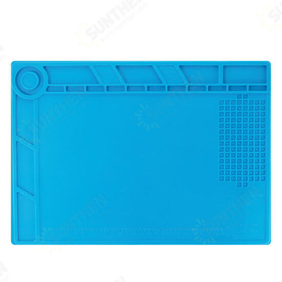 S120 S130 S140 Magnetic Heat Resistant Silicone Pad Desk Mat Maintenance Platform Heat Insulation BGA Soldering Repair Station