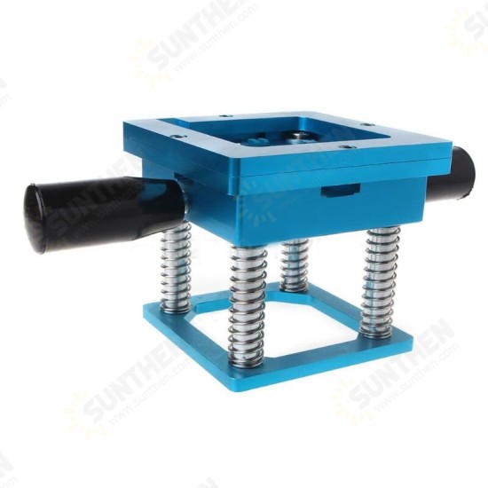 BGA Chip Bead Planting Table Tin Ball BGA Rework 90*90 Blue Handle Planting Ball Table Fixture Tin Planting Seat