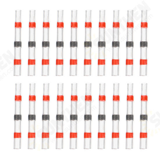 Cable Heat Shrink Butt Splice Wire Connector Solder Seal Sleeve Terminal Tube
