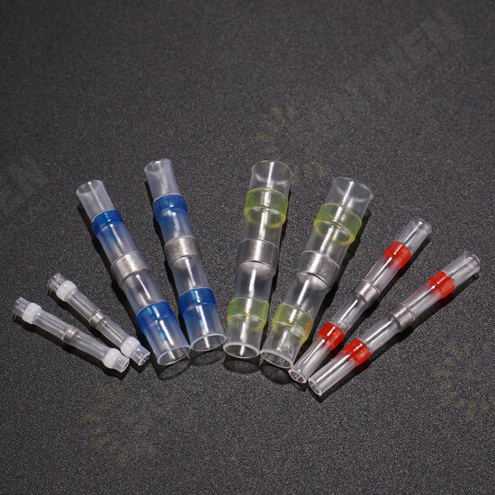 Cable Heat Shrink Butt Splice Wire Connector Solder Seal Sleeve Terminal Tube Cable Heat Shrink Butt Splice Wire Connector Solder Seal Sleeve Terminal Tube