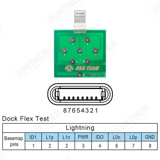 Charging Dock Flex Test Repair Tool Phone Testing Tool for iPhoneX 8 8plus 7 6 6s Plus