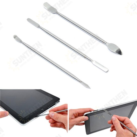 3Pcs Metal Spudger Repair Opening Tool for iPhone Laptop Tablet Smartphone 3Pcs Metal Spudger Repair Opening Tool for iPhone Laptop Tablet Smartphone
