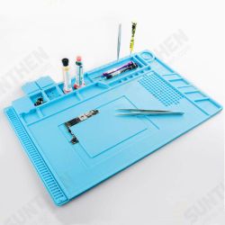 45x30cm Magnetic Heat Insulation Silicone Pad Desk Mat Maintenance Platform with Magnetic Section 45x30cm Magnetic Heat Insulation Silicone Pad Desk Mat Maintenance Platform with Magnetic Section