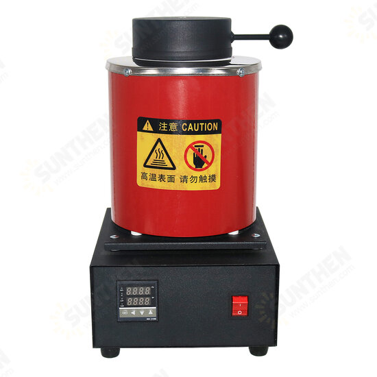 AC110V / 220V 3KG Capacity Gold Electric Melting Furnace with 1PCS Graphite Crucible & Plier AC110V / 220V 3KG Capacity Gold Electric Melting Furnace with 1PCS Graphite Crucible & Plier