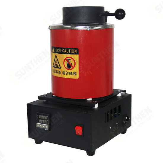 AC110V / 220V 3KG Capacity Gold Electric Melting Furnace with 1PCS Graphite Crucible & Plier AC110V / 220V 3KG Capacity Gold Electric Melting Furnace with 1PCS Graphite Crucible & Plier