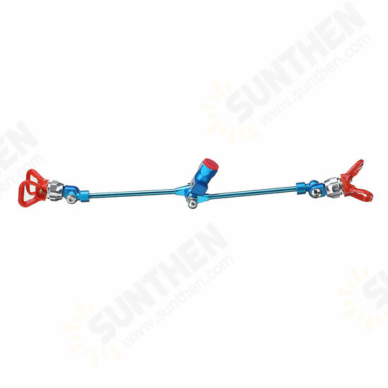 Double Head Spray Gun Regulator Paint Primer Metal Sprayer Gravity Feed Kit Double Head Spray Gun Regulator Paint Primer Metal Sprayer Gravity Feed Kit