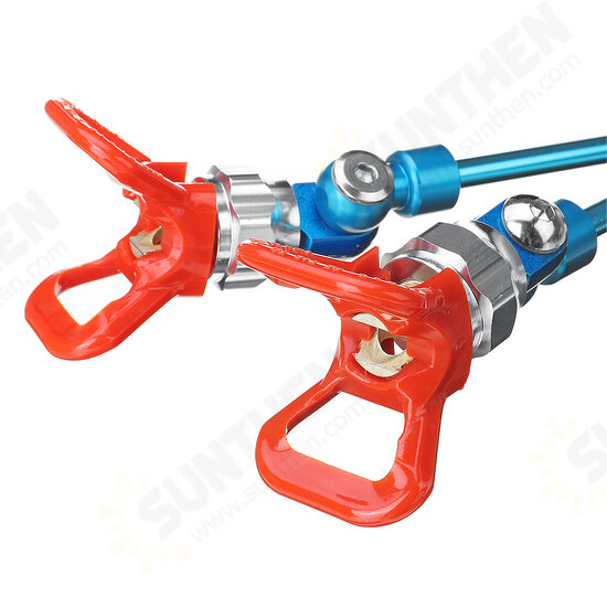 Double Head Spray Gun Regulator Paint Primer Metal Sprayer Gravity Feed Kit Double Head Spray Gun Regulator Paint Primer Metal Sprayer Gravity Feed Kit