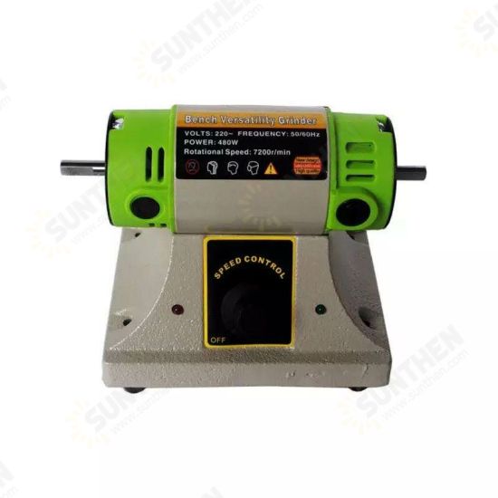 Electric Bench Versatility Grinder DIY Polishing Grinding Engraving Machine 480W 7200RPM Desktop Cloth Wheel Sanding And Polishing Sander Gold Electric Bench Versatility Grinder DIY Polishing Grinding Engraving Machine 480W 7200RPM Desktop Cloth Wheel Sanding And Polishing Sander Gold