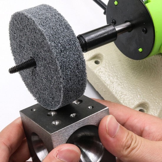 Electric Bench Versatility Grinder DIY Polishing Grinding Engraving Machine 480W 7200RPM Desktop Cloth Wheel Sanding And Polishing Sander Gold