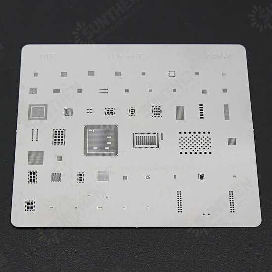 IC Repair BGA for iPhone 7 Rework Reballing Stencil Template Components