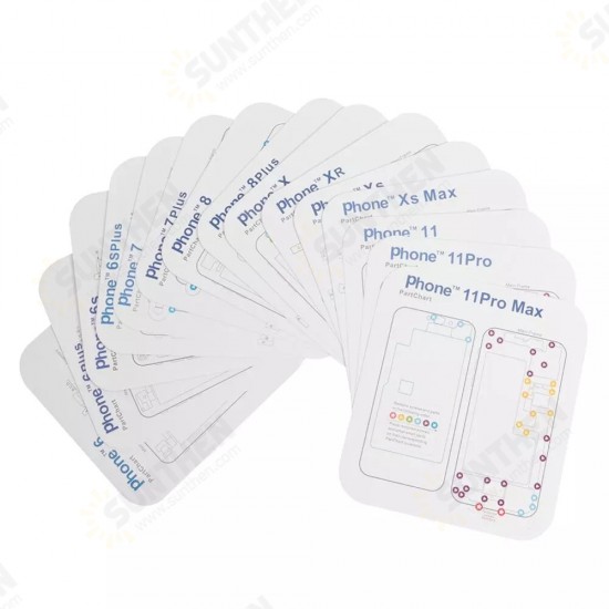 15 in 1 Guide Magnetic Screw Memory Mat Figure Positioning Pad for iPhone 8 / 8P X / XS / XS MAX / XRR / 11/11 PRO / 11 PRO MAX 15 in 1 Guide Magnetic Screw Memory Mat Figure Positioning Pad for iPhone 8 / 8P X / XS / XS MAX / XRR / 11/11 PRO / 11 PRO MAX