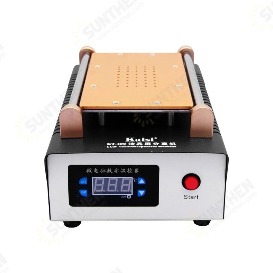 KT-406 LCD Touch Screen Separator Machine Built-in Pump Vacuum for Max 9 Inches Mobile Phone Disassemble Repair Tool KT-406 LCD Touch Screen Separator Machine Built-in Pump Vacuum for Max 9 Inches Mobile Phone Disassemble Repair Tool