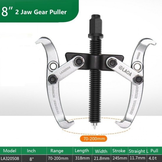 1Pcs 4/6/8/10/12inch 2 Jaw Gear Puller Reversible Fly Wheel Pulley Tool Offroad Auto Vehicles Wheel Hubs & Bearings