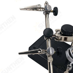 Magnifying Glasses Magnifier 2.5X Helping Hand LED Soldering Iron Stand Welding Repair Holder Tools Loupe Magnifying Glasses Magnifier 2.5X Helping Hand LED Soldering Iron Stand Welding Repair Holder Tools Loupe