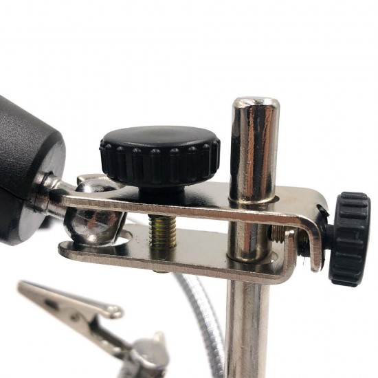 Magnifying Glasses Magnifier 2.5X Helping Hand LED Soldering Iron Stand Welding Repair Holder Tools Loupe