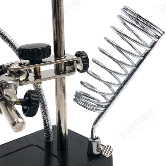 Magnifying Glasses Magnifier 2.5X Helping Hand LED Soldering Iron Stand Welding Repair Holder Tools Loupe Magnifying Glasses Magnifier 2.5X Helping Hand LED Soldering Iron Stand Welding Repair Holder Tools Loupe