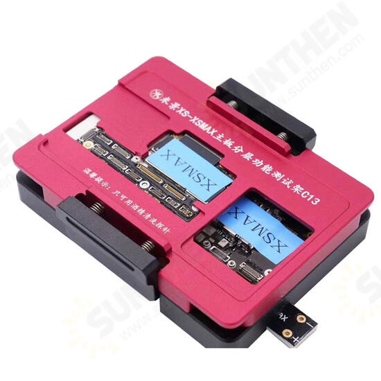 C13 Function Testing No Meed Welding Upper and Lower Main Board Tester Maintenance Fixture Phone Repair Tool for iPhone X Xs/Xs Max Board