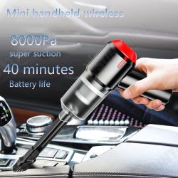 Mini Car Vacuum Cleaner 8000Pa High Power Wireless Vacuum Cleaner for Home Handheld Cordless Car Cleaning Mini Car Vacuum Cleaner 8000Pa High Power Wireless Vacuum Cleaner for Home Handheld Cordless Car Cleaning