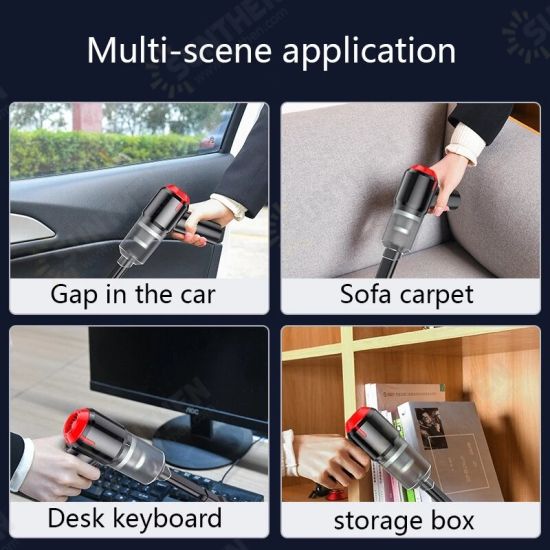 Mini Car Vacuum Cleaner 8000Pa High Power Wireless Vacuum Cleaner for Home Handheld Cordless Car Cleaning