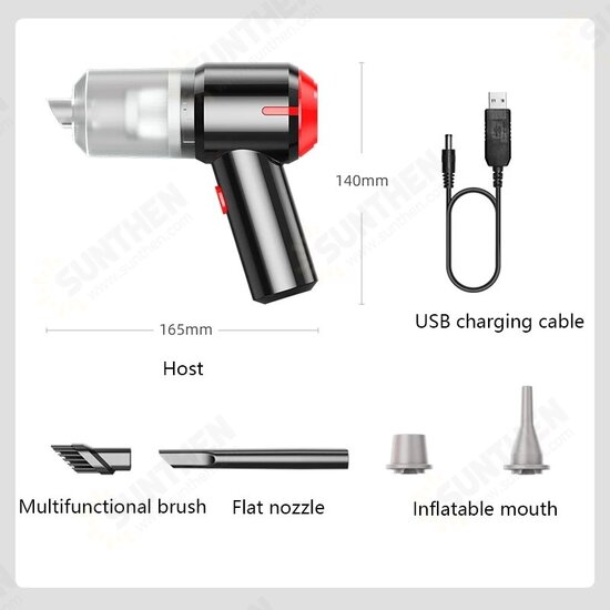 Mini Car Vacuum Cleaner 8000Pa High Power Wireless Vacuum Cleaner for Home Handheld Cordless Car Cleaning