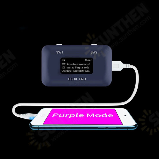 Mobile Phone Motherboard Hard Disk Programmer One-key Purple Screen DFU Mode C3 Small Black Data Read and Write