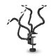 4Pcs Flexible Arms Soldering Helping Third Hand Tool Tabletop Clamp Welding Holder for PCB Board Repair Station Stand 4Pcs Flexible Arms Soldering Helping Third Hand Tool Tabletop Clamp Welding Holder for PCB Board Repair Station Stand