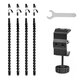 4Pcs Flexible Arms Soldering Helping Third Hand Tool Tabletop Clamp Welding Holder for PCB Board Repair Station Stand 4Pcs Flexible Arms Soldering Helping Third Hand Tool Tabletop Clamp Welding Holder for PCB Board Repair Station Stand