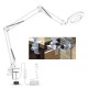 5X Welding Magnifying Glass LED Table Desk Lamp Three-Section Folding Handle Magnifier for Nail Repair Lighting Read