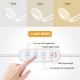 5X Welding Magnifying Glass LED Table Desk Lamp Three-Section Folding Handle Magnifier for Nail Repair Lighting Read