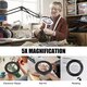 5X Welding Magnifying Glass LED Table Desk Lamp Three-Section Folding Handle Magnifier for Nail Repair Lighting Read 5X Welding Magnifying Glass LED Table Desk Lamp Three-Section Folding Handle Magnifier for Nail Repair Lighting Read