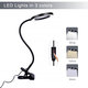 Flexible 5X USB 3 Colors Lamp Magnifier Clip-on Table Top Desk LED Reading Large Lens Illuminated Magnifying Glass Flexible 5X USB 3 Colors Lamp Magnifier Clip-on Table Top Desk LED Reading Large Lens Illuminated Magnifying Glass
