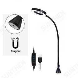 Magnetic Flexible Desk Magnifier 3X USB LED Magnifying Glass 3 Colors Illuminated Magnifier Lamp Loupe Reading Rework Soldering Magnifier Magnetic Flexible Desk Magnifier 3X USB LED Magnifying Glass 3 Colors Illuminated Magnifier Lamp Loupe Reading Rework Soldering Magnifier