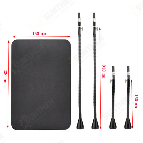 Magnetic PCB Board Fixed Clip Fixture Flexible Arm Soldering Third Hand Soldering Iron Holder Repair Tools