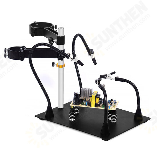 Multifunctional Magnetic PCB Board Fixed Clip Third Helping Hand with Soldering Station Frame for Repair Welding BGA PCB Chips