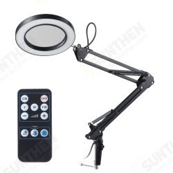 Remote Flexible Desk Magnifier 5X USB LED Magnifying Glass 3 Colors Illuminated Magnifier Lamp Wireless Remote Control Remote Flexible Desk Magnifier 5X USB LED Magnifying Glass 3 Colors Illuminated Magnifier Lamp Wireless Remote Control