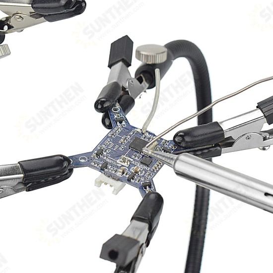 Soldering Iron Holder Soldering Station USB 6Pcs Flexible Arms Third Hand Welding Tool Soldering Iron Holder Soldering Station USB 6Pcs Flexible Arms Third Hand Welding Tool